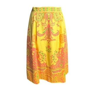 Hungry Palette Yellow Orange boho Skirt